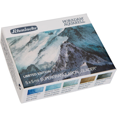 Set de Acuarela Horadam Super Granulacion Glaciar 5x5ml